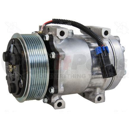 158571 by FOUR SEASONS - New Sanden/Sankyo SD7H15 Compressor w/ Clutch