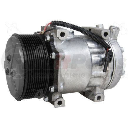 158586 by FOUR SEASONS - New Sanden/Sankyo SD7H15 Compressor w/ Clutch