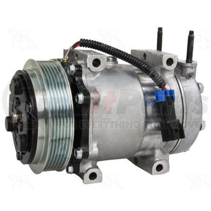 158579 by FOUR SEASONS - New Sanden/Sankyo SD7H15 Compressor w/ Clutch