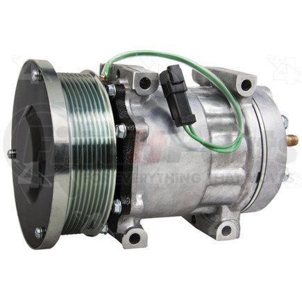 158581 by FOUR SEASONS - New Sanden/Sankyo SD7H15 Compressor w/ Clutch