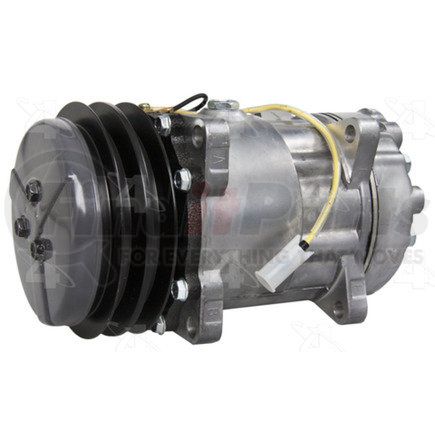 158582 by FOUR SEASONS - New Sanden/Sankyo SD7H15 Compressor w/ Clutch