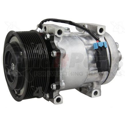 158597 by FOUR SEASONS - New Sanden/Sankyo SD7H15 Compressor w/ Clutch