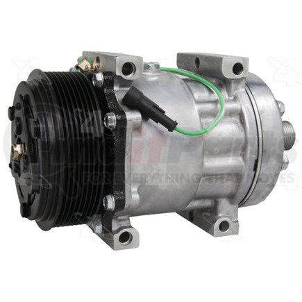 158592 by FOUR SEASONS - New Sanden/Sankyo SD7H15 Compressor w/ Clutch