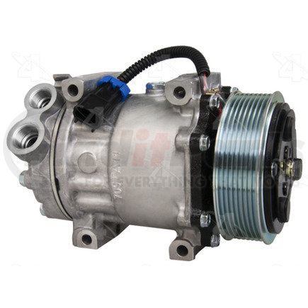 158599 by FOUR SEASONS - New Sanden/Sankyo SD7H15 Compressor w/ Clutch