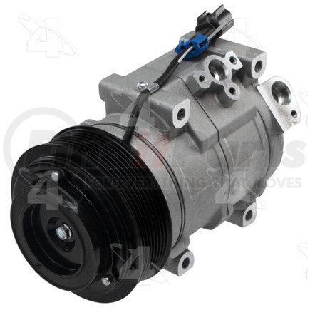 168385 by FOUR SEASONS - New Nippondenso 10SRE18C Compressor w/ Clutch