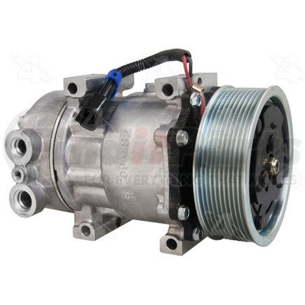 168503 by FOUR SEASONS - New Sanden/Sankyo SD7H15 Compressor w/ Clutch