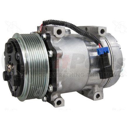 168505 by FOUR SEASONS - New Sanden/Sankyo SD7H15 Compressor w/ Clutch