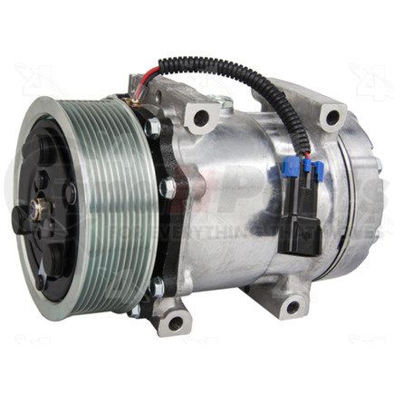 168506 by FOUR SEASONS - New Sanden/Sankyo SD7H15 Compressor w/ Clutch