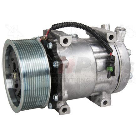 168508 by FOUR SEASONS - New Sanden/Sankyo SD7H15 Compressor w/ Clutch