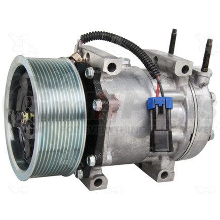 168509 by FOUR SEASONS - New Sanden/Sankyo SD7H15 Compressor w/ Clutch