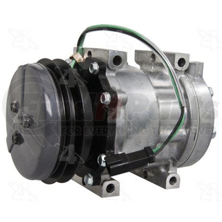 168522 by FOUR SEASONS - New Sanden/Sankyo SD7H13 Compressor w/ Clutch