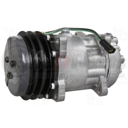 168523 by FOUR SEASONS - New Sanden/Sankyo SD7H15 Compressor w/ Clutch