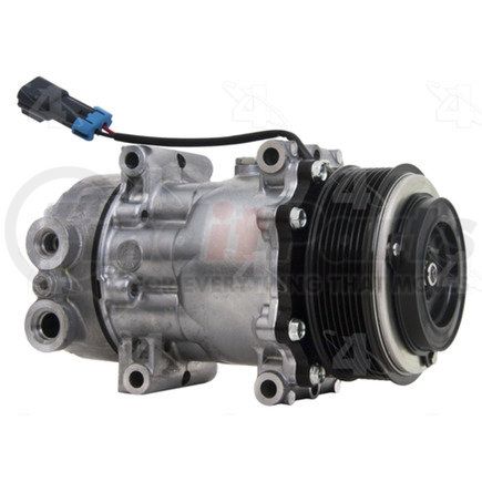 168525 by FOUR SEASONS - New Sanden/Sankyo SD7H15 Compressor w/ Clutch