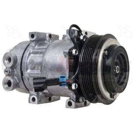 168527 by FOUR SEASONS - New Sanden/Sankyo SD7H15 Compressor w/ Clutch