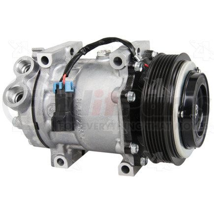 168519 by FOUR SEASONS - New Sanden/Sankyo SD7H15 Compressor w/ Clutch