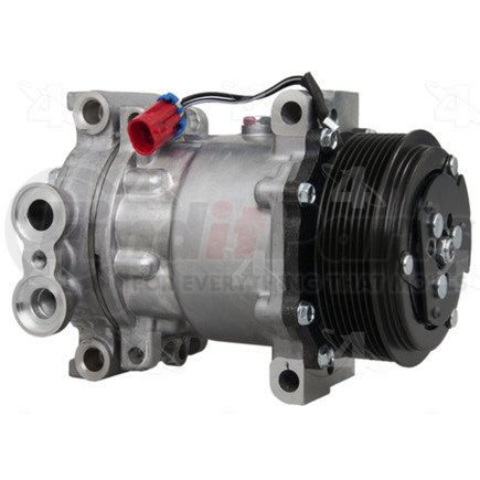 168520 by FOUR SEASONS - New Sanden/Sankyo SD7H15 Compressor w/ Clutch