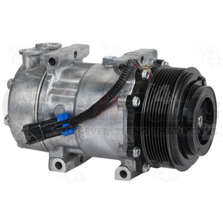 168537 by FOUR SEASONS - New Sanden/Sankyo SD7H15 Compressor w/ Clutch