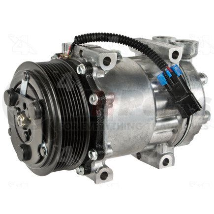 168538 by FOUR SEASONS - New Sanden/Sankyo SD7H15 Compressor w/ Clutch