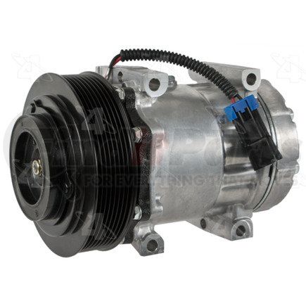 168541 by FOUR SEASONS - New Sanden/Sankyo SD7H15 Compressor w/ Clutch