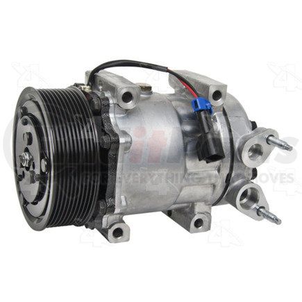 168532 by FOUR SEASONS - New Sanden/Sankyo SD7H15 Compressor w/ Clutch