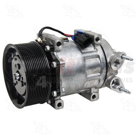 168533 by FOUR SEASONS - New Sanden/Sankyo SD7H15 Compressor w/ Clutch