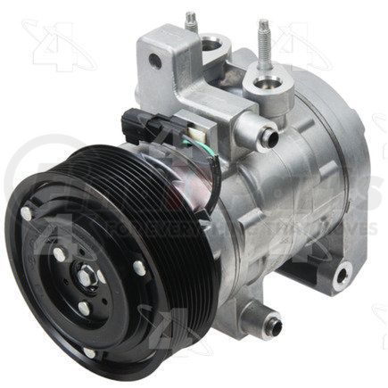 168663 by FOUR SEASONS - New York-Diesel Kiki-Zexel-Seltec DKS17DS Compressor w/ Clutch