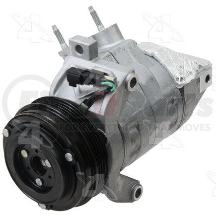 168665 by FOUR SEASONS - New Diesel Kiki DKS20 Compressor w/ Clutch