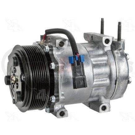 168582 by FOUR SEASONS - New Sanden/Sankyo SD7H15 Compressor w/ Clutch