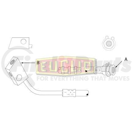 Euclid E10527 Brake Hydraulic Line HYDRAULIC HOSE