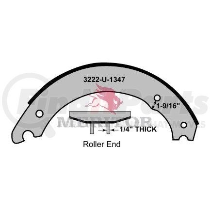 XS5554524QR by MERITOR - REMAN SHOE