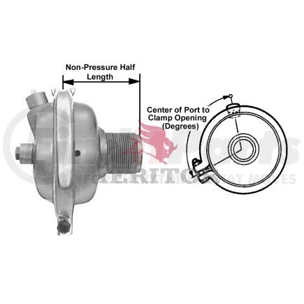 Z713276P16 by MERITOR - CHAMBER