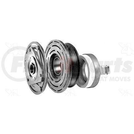 48654 by FOUR SEASONS - Reman GM Harrison V5 Variable Displacement Clutch Assembly w/ Coil