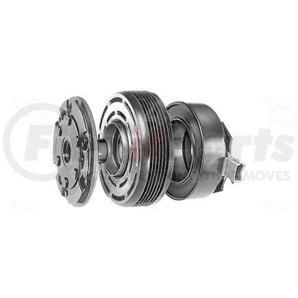 48853 by FOUR SEASONS - Reman Nippondenso 10P, 6P Clutch Assembly w/ Coil