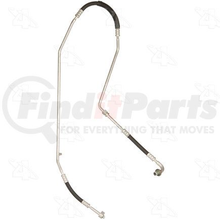 55853 by FOUR SEASONS - Liquid Line Hose Assembly w/ Serviceable Orifice Tube