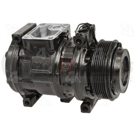 57332 by FOUR SEASONS - Reman Nippondenso 10PA20C Compressor w/ Clutch