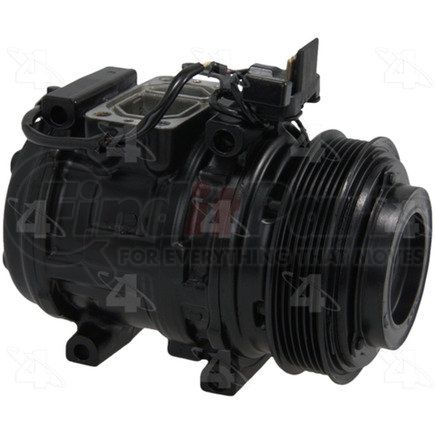 57334 by FOUR SEASONS - Reman Nippondenso 10PA15C Compressor w/ Clutch