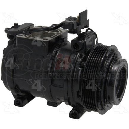 57335 by FOUR SEASONS - Reman Nippondenso 10PA17C Compressor w/ Clutch