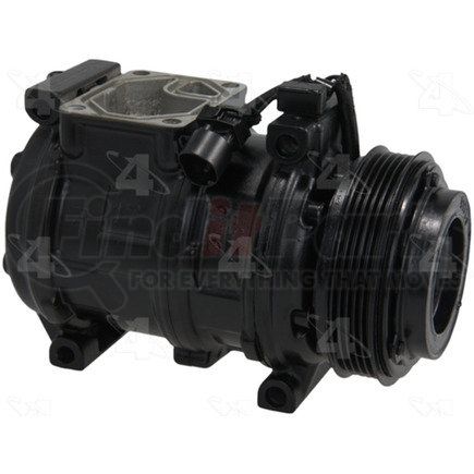 57356 by FOUR SEASONS - Reman Nippondenso 10PA17C Compressor w/ Clutch