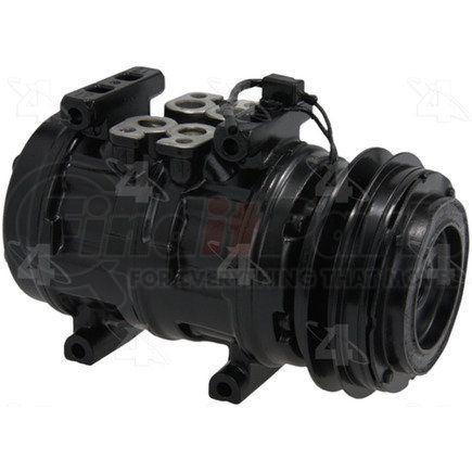 57357 by FOUR SEASONS - Reman Nippondenso 10P17C Compressor w/ Clutch