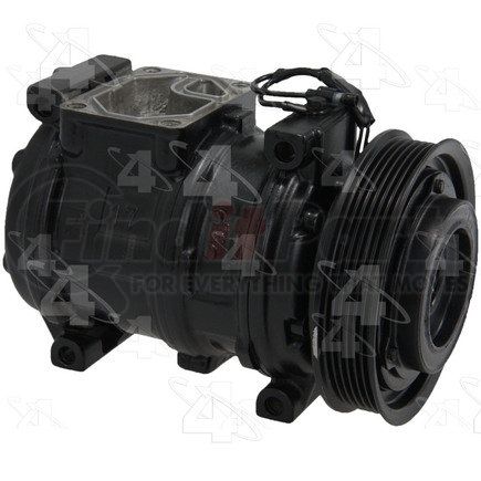 57381 by FOUR SEASONS - Reman Nippondenso 10PA17C Compressor w/ Clutch