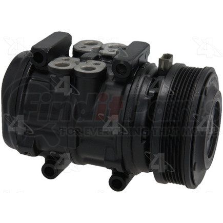 57384 by FOUR SEASONS - Reman Nippondenso 6P148C Compressor w/ Clutch