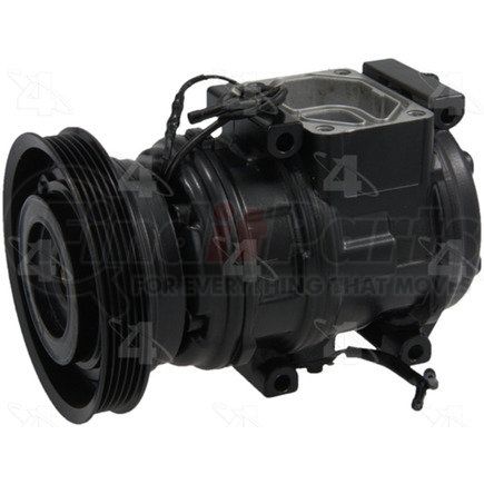 57398 by FOUR SEASONS - Reman Nippondenso 10PA17C Compressor w/ Clutch