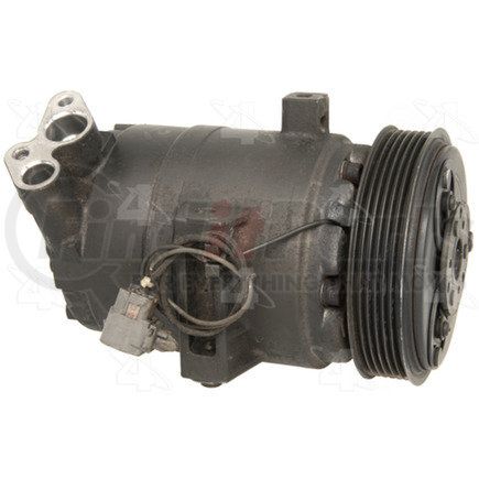 57411 by FOUR SEASONS - Reman York-Diesel Kiki-Zexel-Seltec DKS17D Compressor w/ Clutch