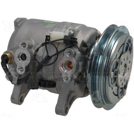 57444 by FOUR SEASONS - Reman Nihon/Calsonic NVR140S Compressor w/ Clutch