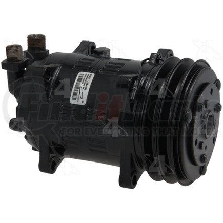 57521 by FOUR SEASONS - Reman York-Diesel Kiki-Zexel-Seltec DKS15BH Compressor w/ Clutch