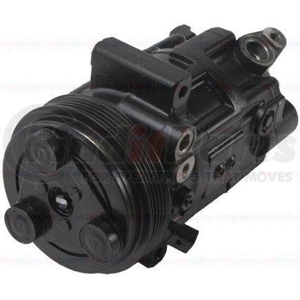 57543 by FOUR SEASONS - Reman York Diesel Kiki DCV14J Compressor w/ Clutch