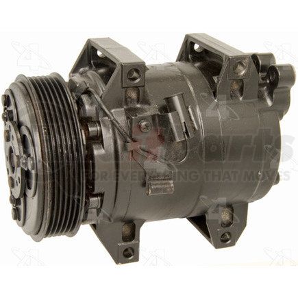 57544 by FOUR SEASONS - Reman York-Diesel Kiki-Zexel-Seltec DKS17D Compressor w/ Clutch