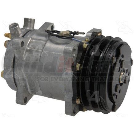 57551 by FOUR SEASONS - Reman Sanden/Sankyo SD508 Compressor w/ Clutch