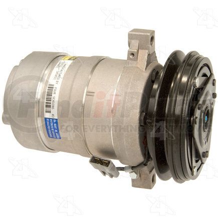 58253 by FOUR SEASONS - New GM HR6 Compressor w/ Clutch