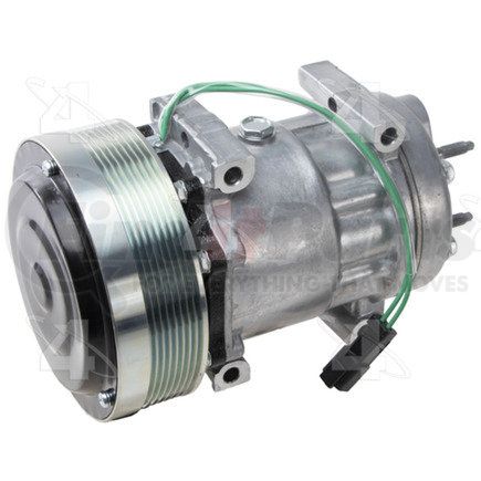 58503 by FOUR SEASONS - New Sanden/Sankyo SD7H15 Compressor w/ Clutch